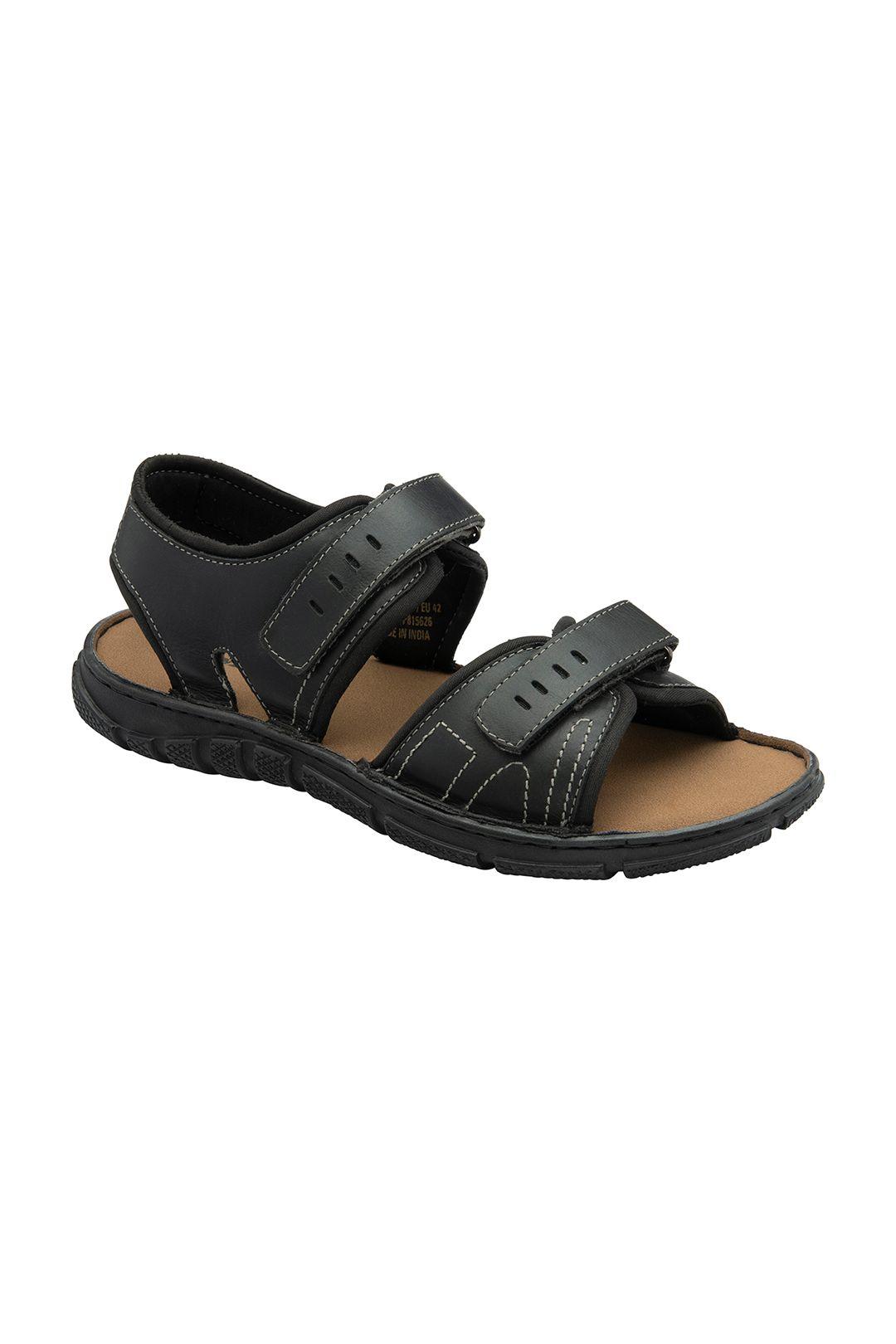 'Fergus' Leather Two-Strap Sandals by DUNLOP