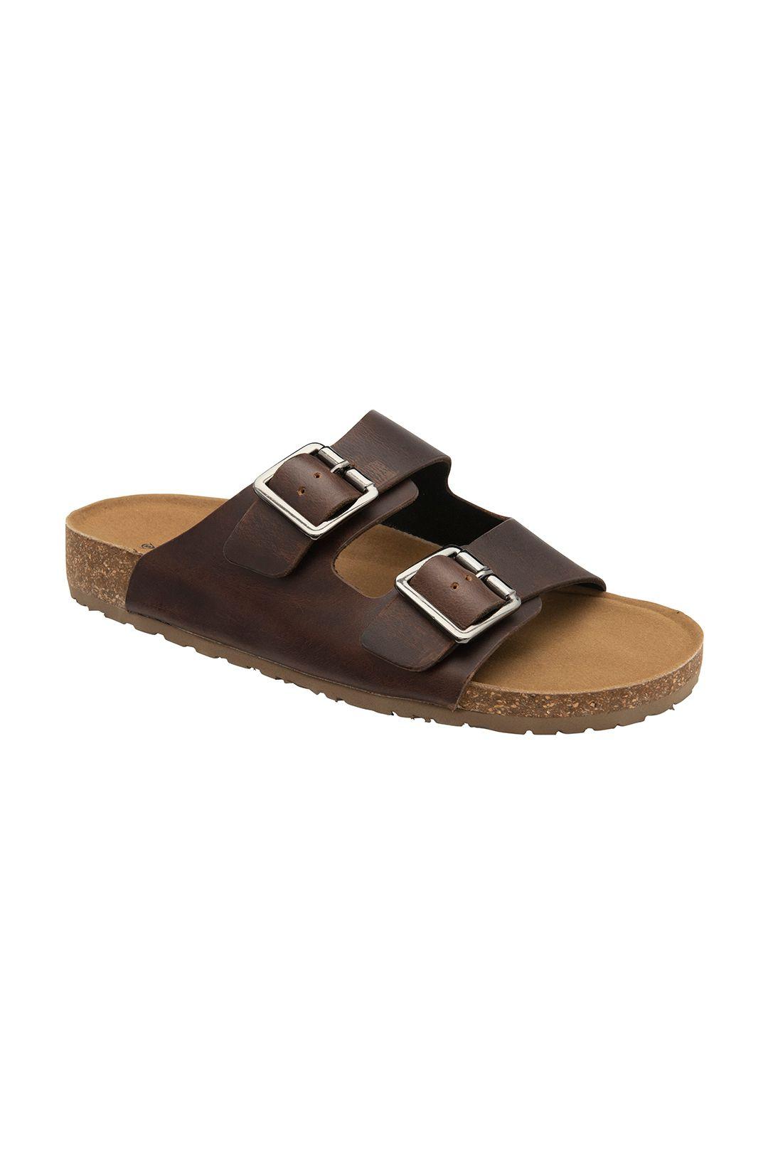 'Fletcher' Leather Mule Sandals by DUNLOP