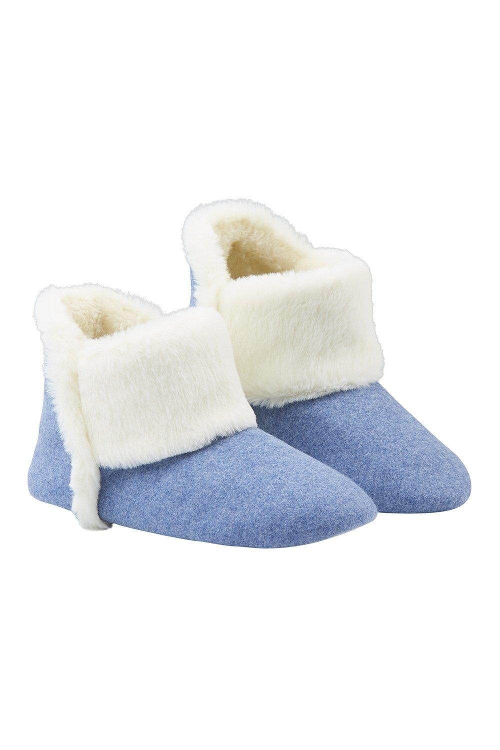 Fluffy Slipper Boots by DUNLOP