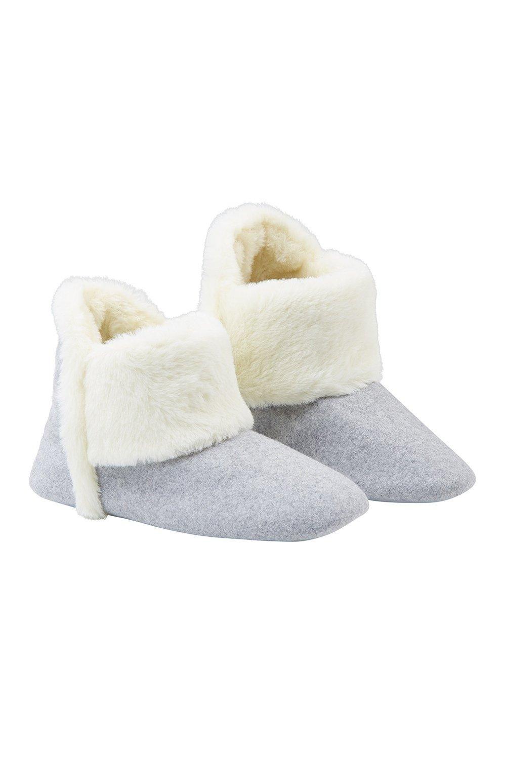 Fluffy Slipper Boots by DUNLOP