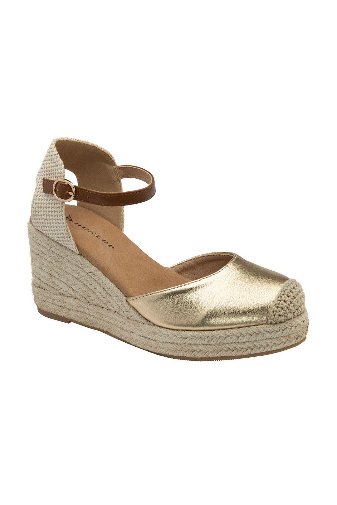 'Paloma' Wedge Espadrille Sandals by DUNLOP