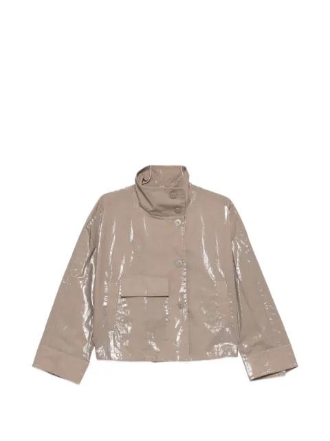 button flap-pocket jacket by DUNO