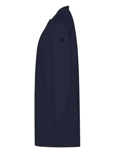 mandarin-collar coat by DUNO
