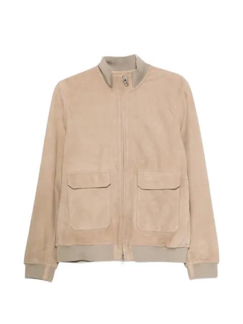 pocket zip coat by DUNO