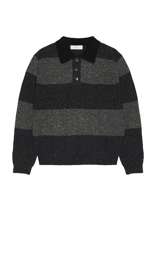 Dunst Chunky Rugby Sweater in Grey by DUNST