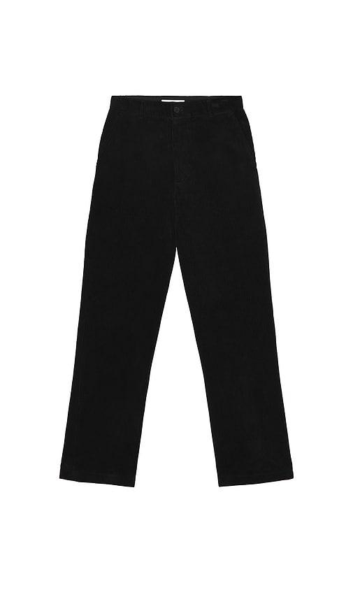 Dunst Corduroy Slacks in Black by DUNST