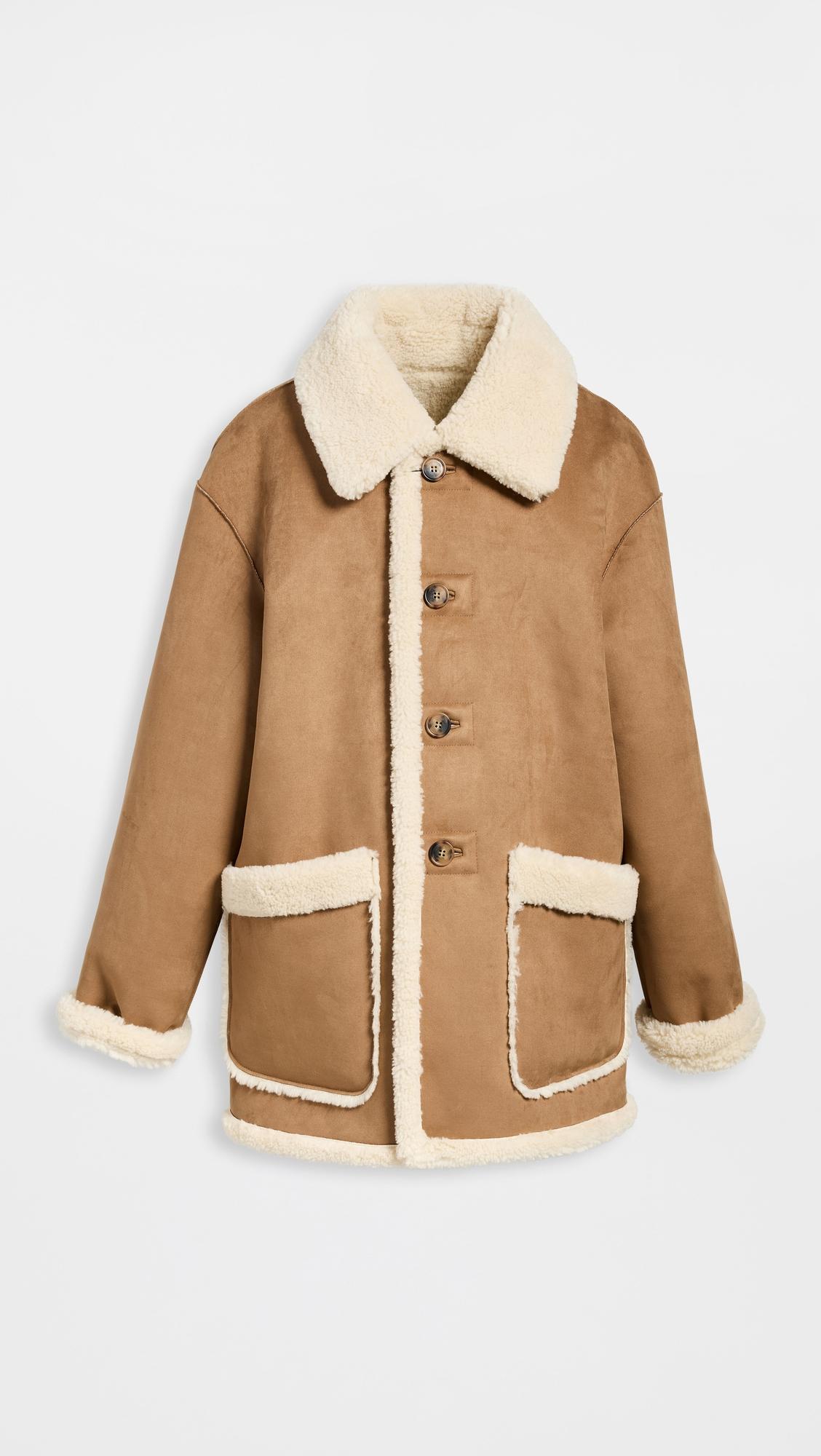 Reversible Shearling Jacket by DUNST
