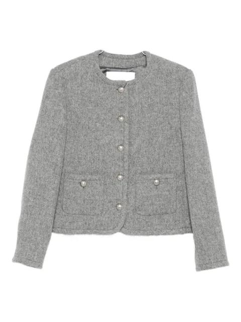 button-detailed patch-pocket jacket by DUNST