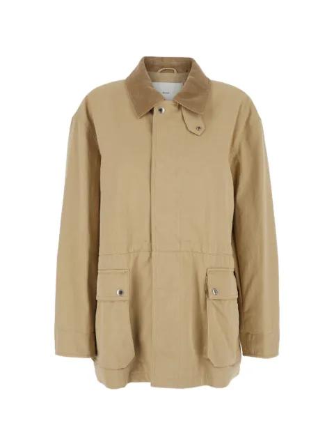 corduroy-collar jacket by DUNST