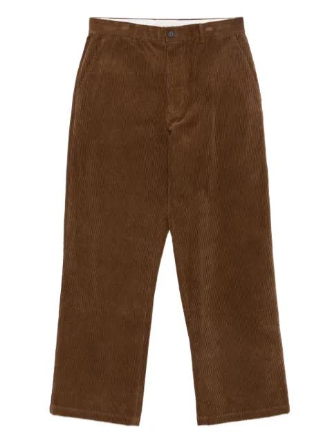 corduroy straight-leg trousers by DUNST