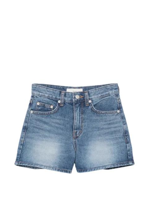 faded denim shorts by DUNST