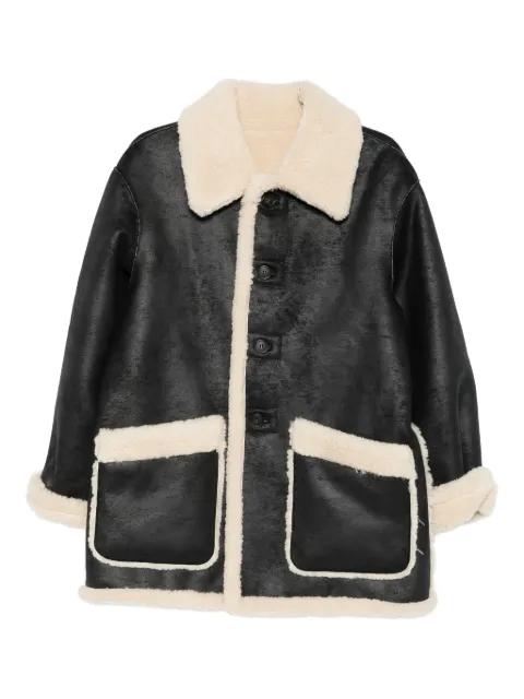 faux-leather jacket by DUNST