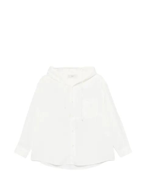 hoodied shirt by DUNST