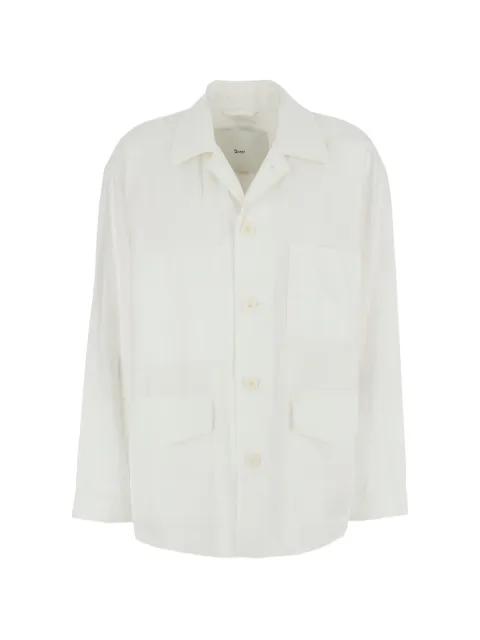 patch-pocket button-up jacket by DUNST