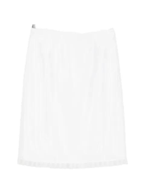 pleated midi skirt by DUNST