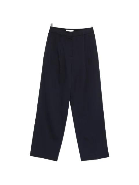 pleated tailored trousers by DUNST
