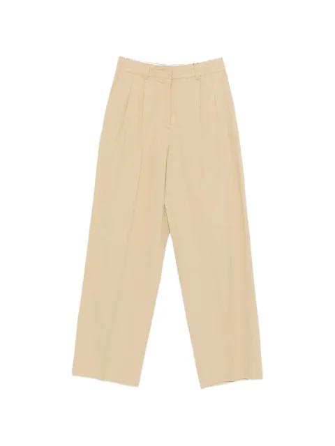 pleated trousers by DUNST