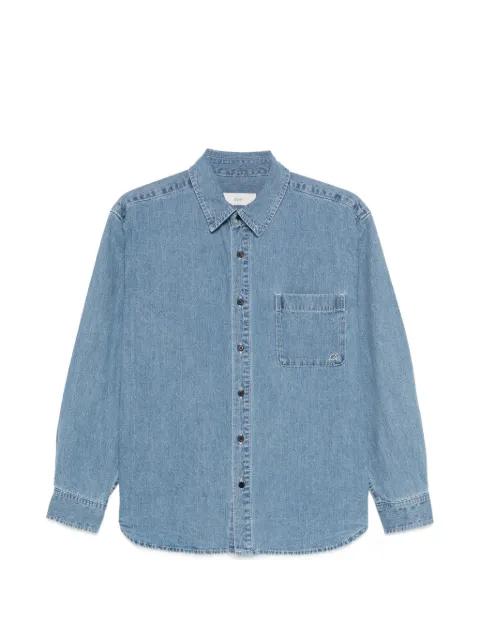 pocket button-up shirt by DUNST