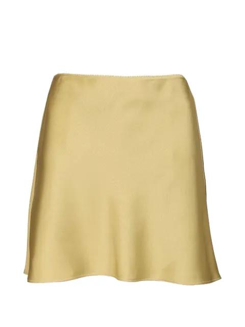 satin-finish skorts by DUNST