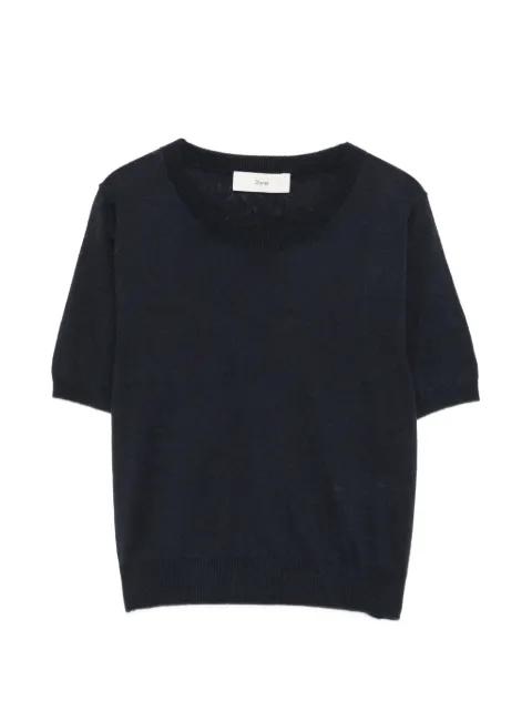 short-sleeve sweater by DUNST