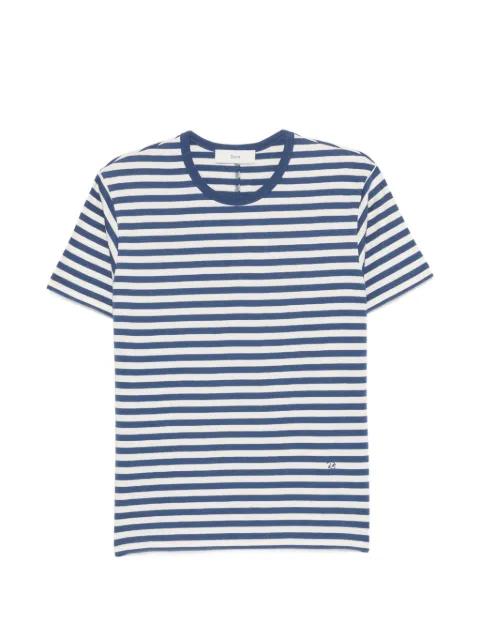 striped cotton T-shirt by DUNST