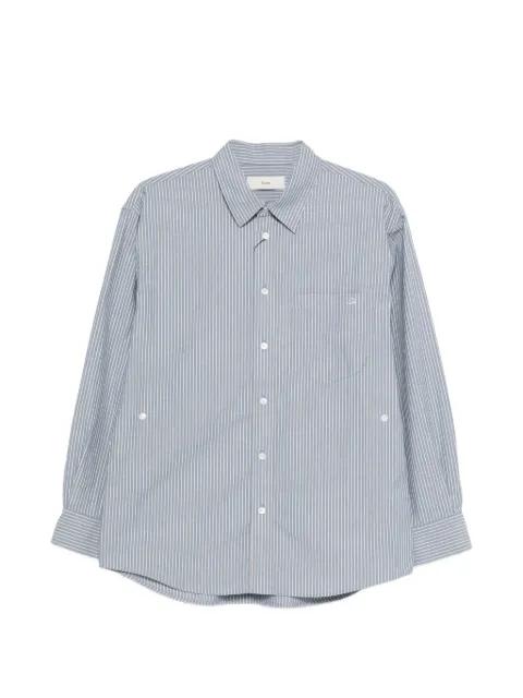 striped pocket shirt by DUNST