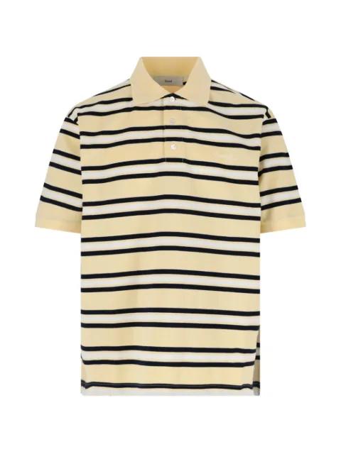 striped polo shirt by DUNST
