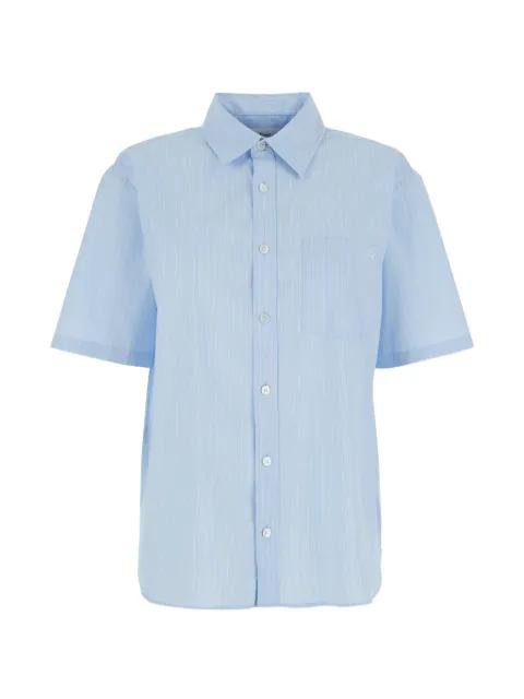 striped short-sleeve shirt by DUNST