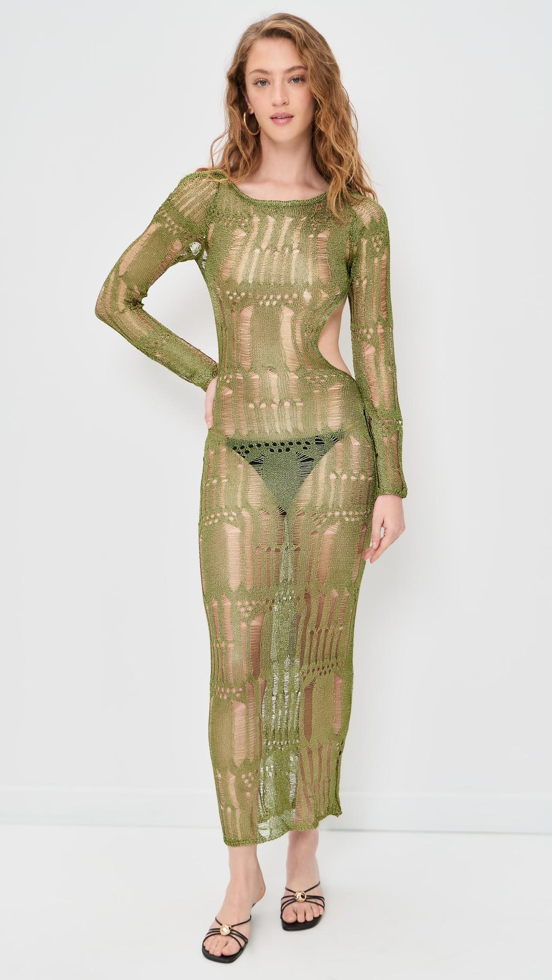 Crochet Maxi Dress by DUR DOUX