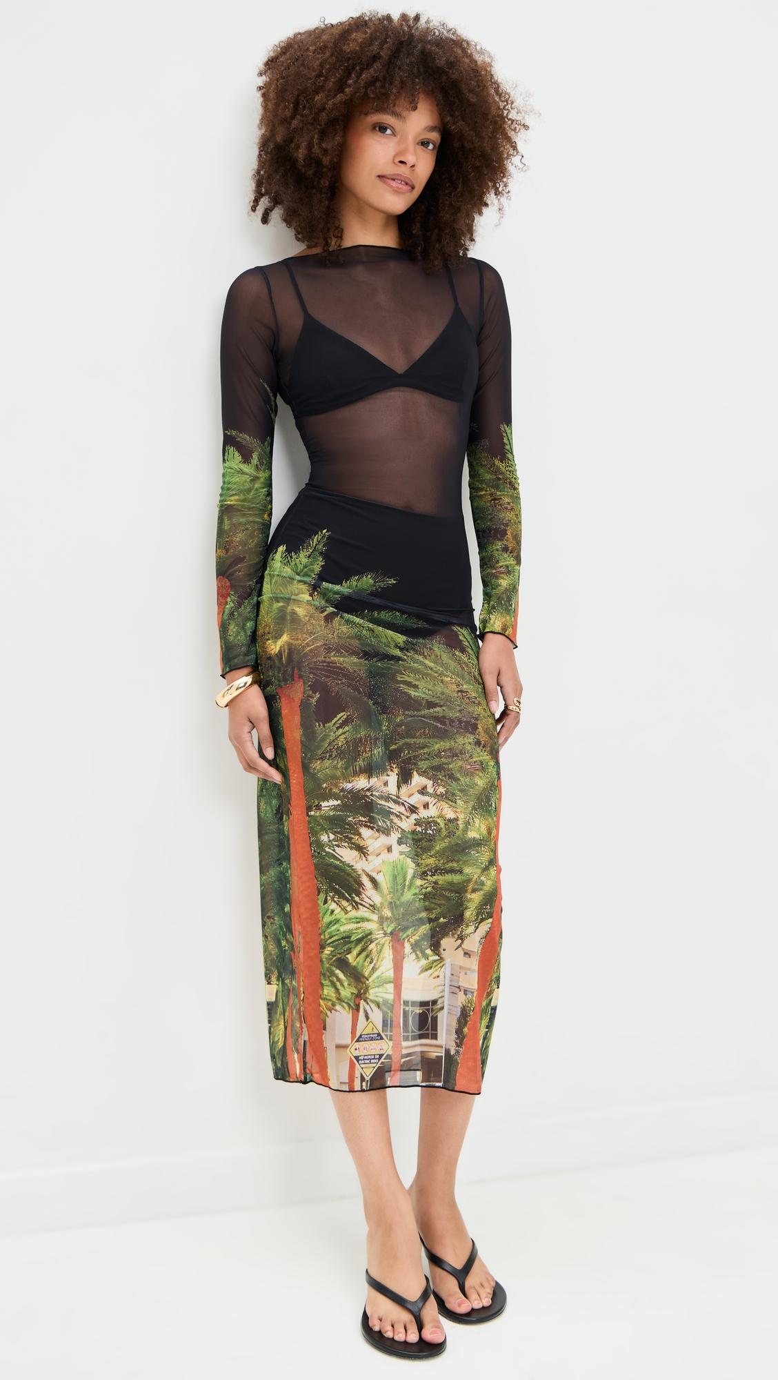 Miami Palm Maxi Dress by DUR DOUX