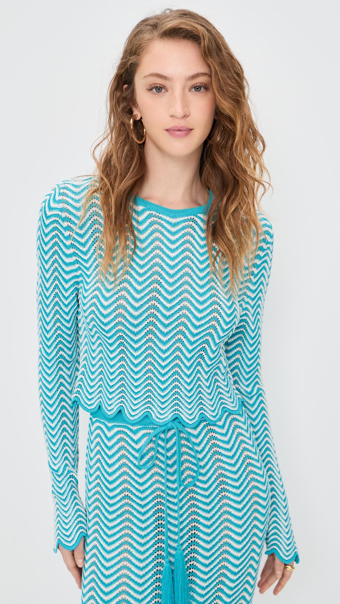 Wave Knit Shirt by DUR DOUX