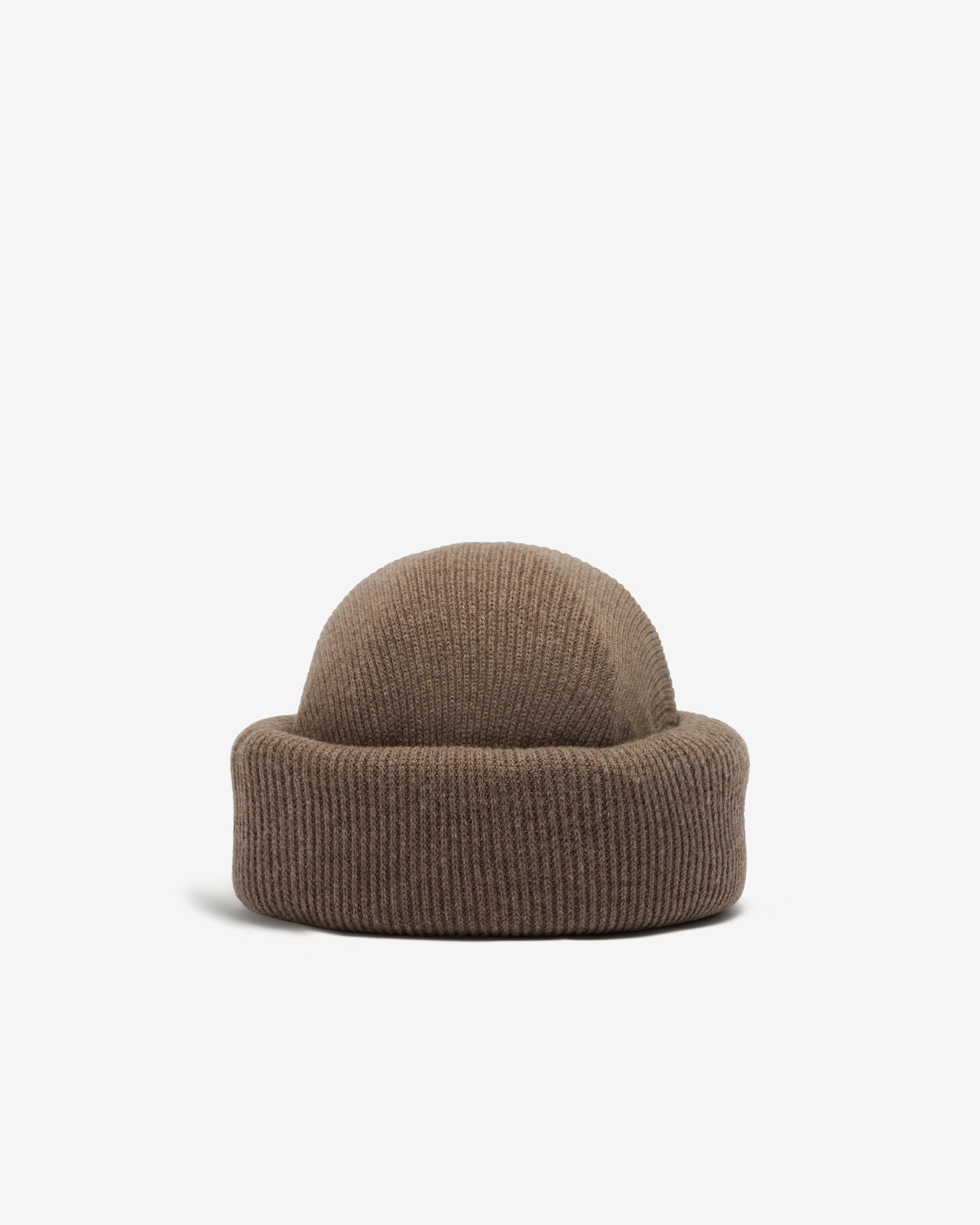 Duran Lantink - Women’s Padded Knitted Beanie - (Taupe) by DURAN LANTINK