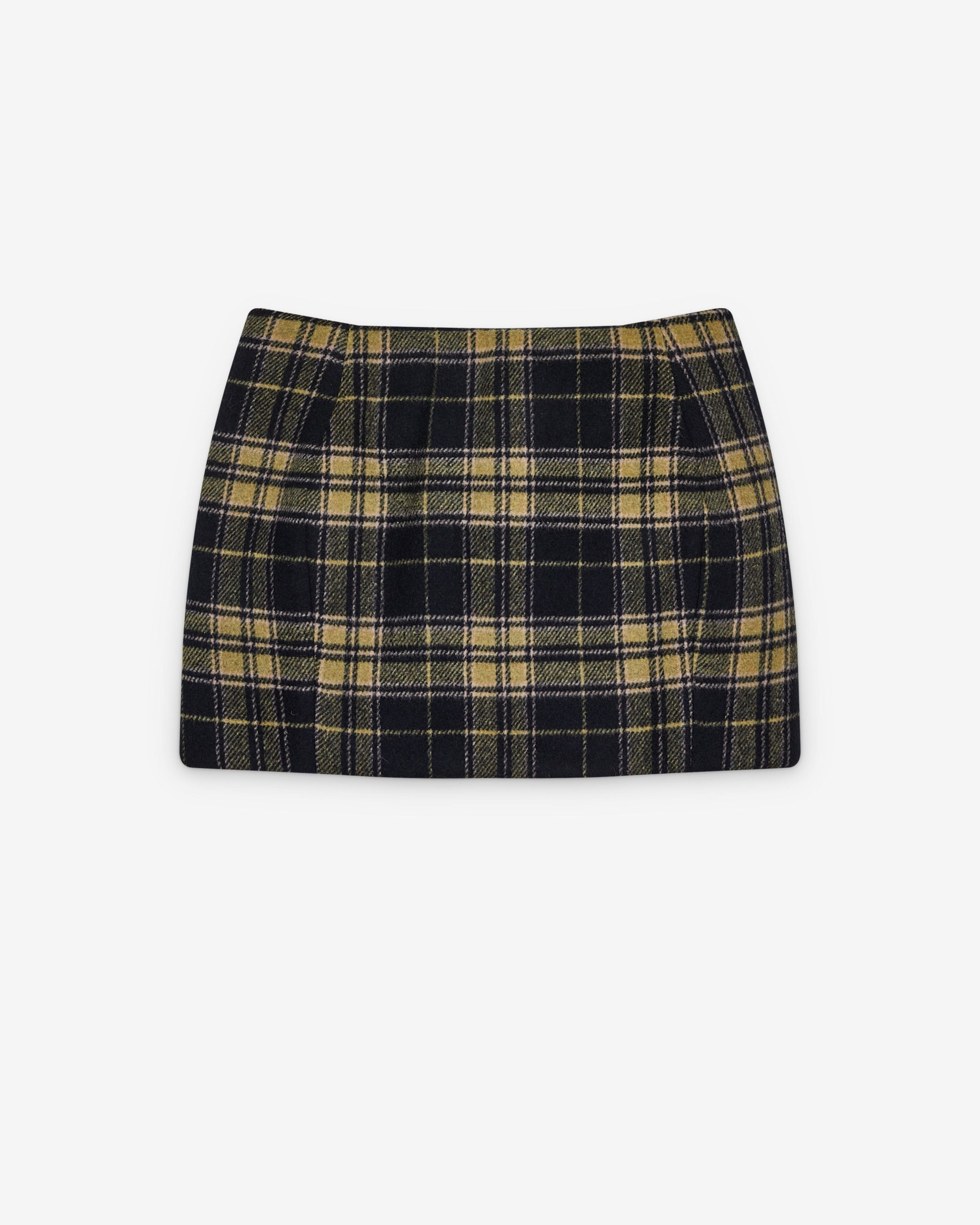 Duran Lantink - Women's Padded Tartan Mini Skirt - (Checks1331) by DURAN LANTINK
