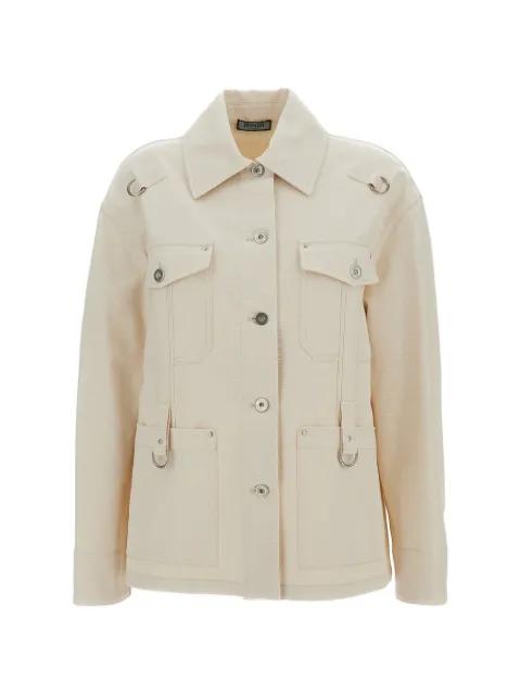 buttoned shirt jacket by DURAZZI MILANO