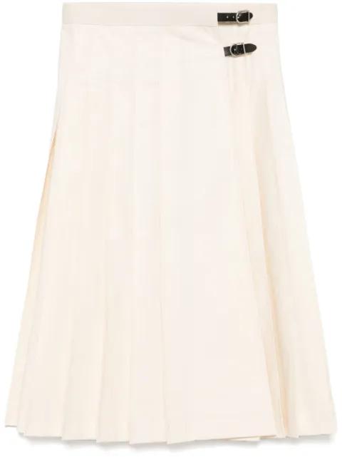 pleated midi skirt by DURAZZI MILANO