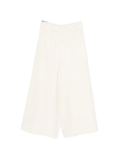 elasticated-waist trousers by DUSAN