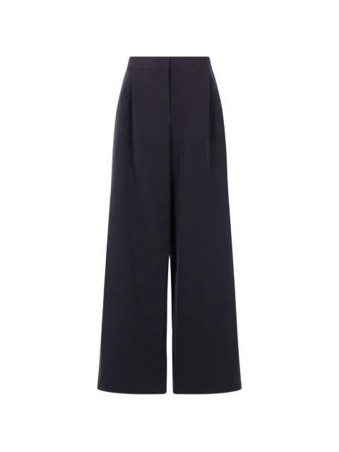 pleated palazzo pants by DUSAN