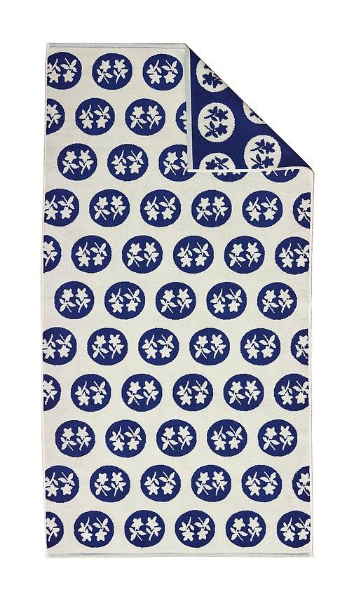 Dusen Dusen Bouquet Bath Towel in Navy by DUSEN DUSEN