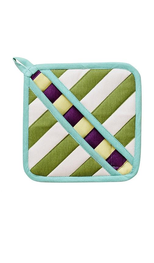 Dusen Dusen Potholder in Green,Purple by DUSEN DUSEN