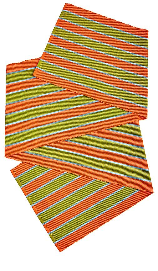 Dusen Dusen Saffron Runner in Orange,Green by DUSEN DUSEN