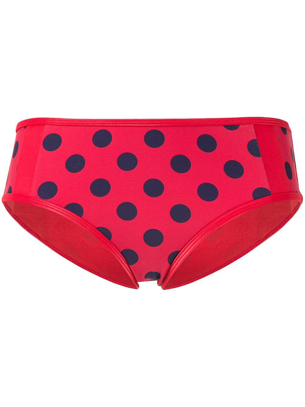 Cerise full brief bikini bottoms by DUSKII