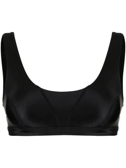 Kate scoop-neck bikini top by DUSKII