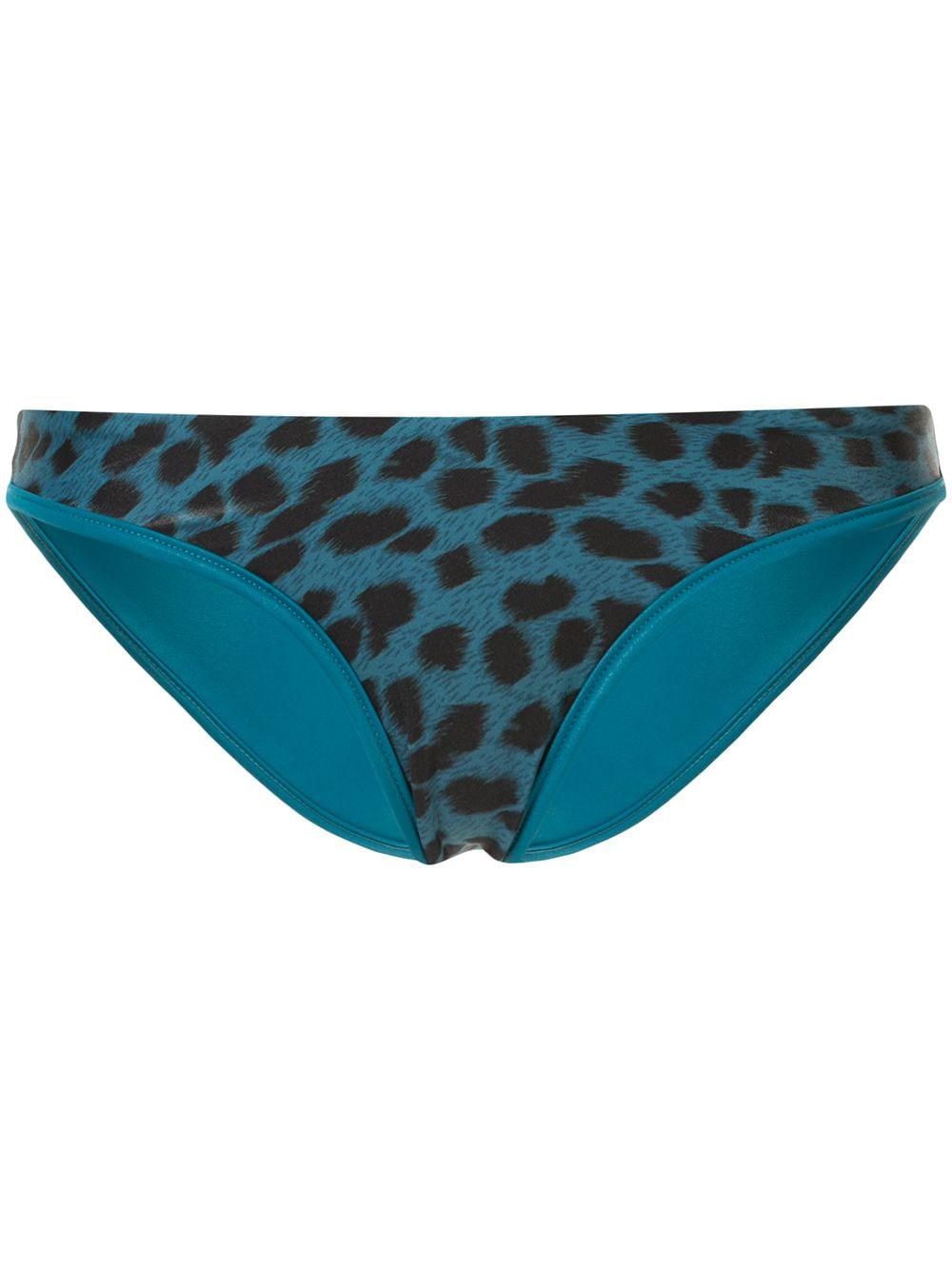reversible leopard-print bikini bottoms by DUSKII