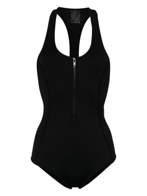 zip-up racerback swimsuit by DUSKII