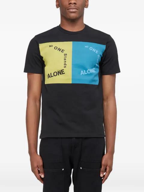 graphic crew-neck T-shirt by DUST