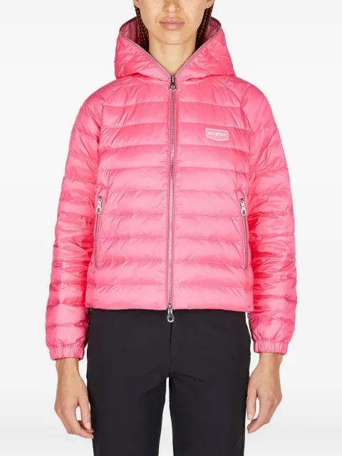 hoodied puffer jacket by DUVETICA