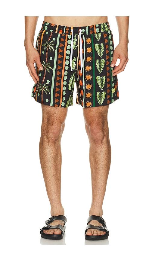 Duvin Design Jungle Swim Shorts in Green by DUVIN DESIGN