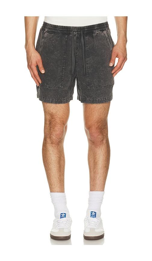 Duvin Design Leisure Walk Short in Black by DUVIN DESIGN