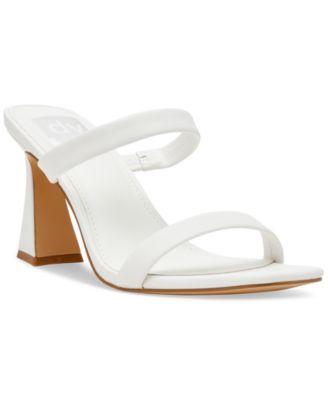 Women's Yorke Two-Band Square-Toe High-Heel Dress Sandals by DV DOLCE VITA Women's Yorke Two-Band Square-Toe High-Heel Dress Sandals by DV DOLCE VITA