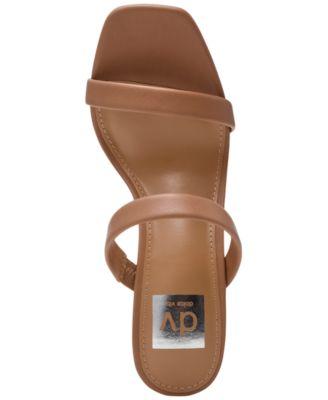 Women's Yorke Two-Band Square-Toe High-Heel Dress Sandals by DV DOLCE VITA Women's Yorke Two-Band Square-Toe High-Heel Dress Sandals by DV DOLCE VITA